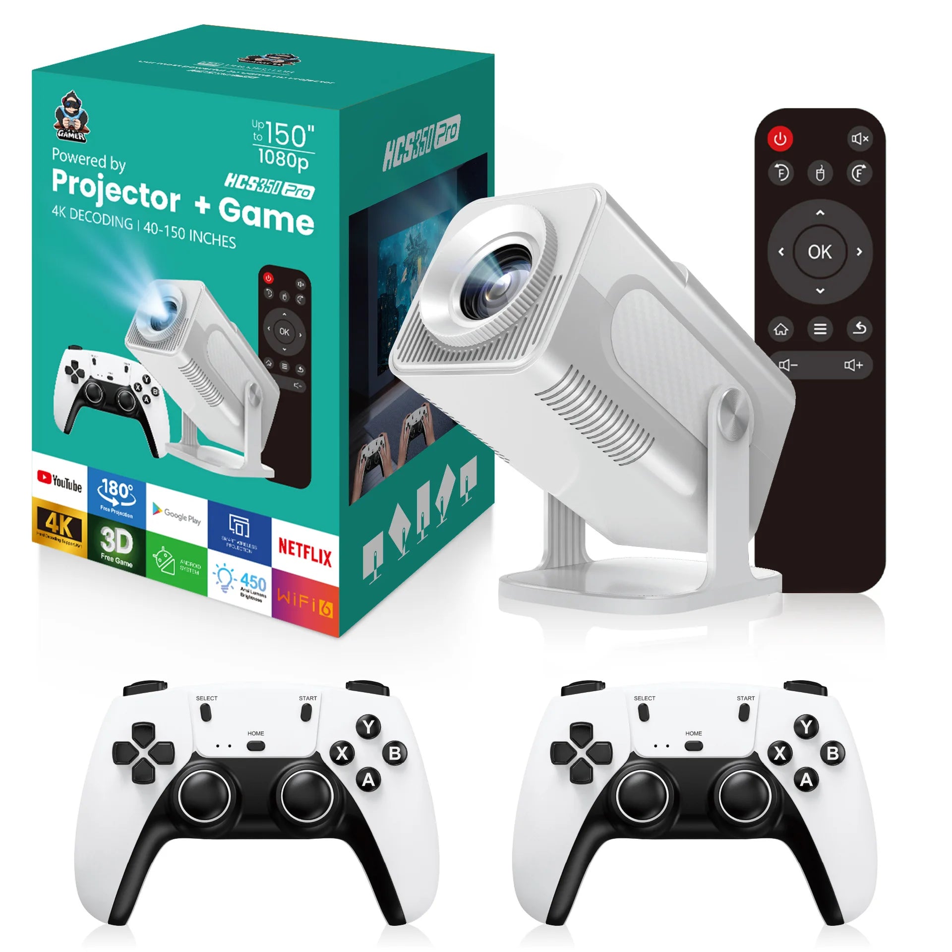 HCS350 Pro Retro Game Projector